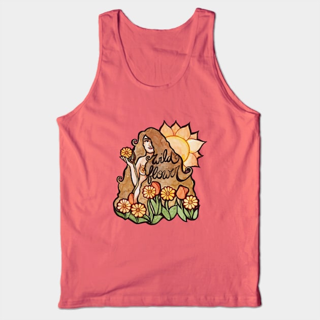 Wildflower Tank Top by bubbsnugg